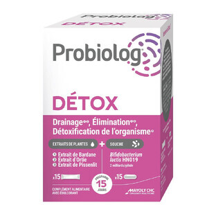 Mayoly Spindler Probiolog Detox 15 sticks en 15 capsules