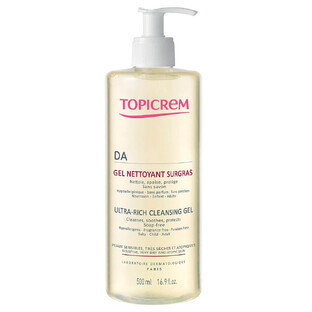 Topicrem From Atopic Skin Gel de curățare hrănitor pentru față și corp Peaux Atopiques 500ml Atopic Skin