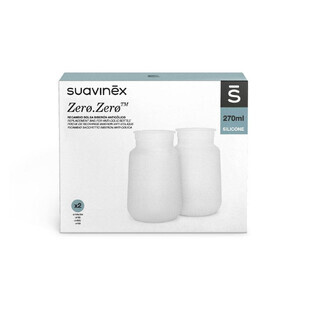 Suavinex Zero Poches De Rechange Anti-Colique Sticlă 180ml