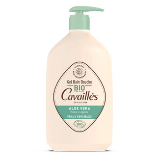 Cavaillès Cleansing Gel Bath and Shower Gel with Aloe Vera Bio Sensitive Skin 1L