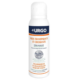 Urgo Crème en Mousse Rééquilibrante Pieds Transpirants et Odorants 125ml