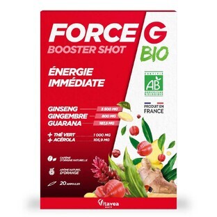 Vitavea Santé Force G Organic Boost Instant Energy 20 bulbs