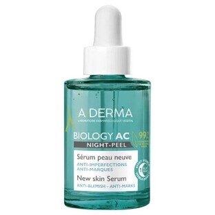 A-Derma Biology AC Night-peel Serum Effet Peau Neuve 30ml