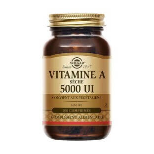 Solgar Vitamins A 100 Compresse Beauté Peau, Cheveux 100 comprimés