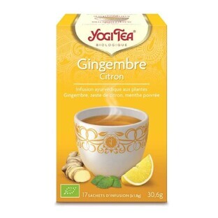 Yogi Tea Infuso biologico Zenzero Limone 17 Bustine