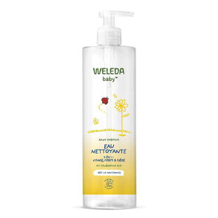 Weleda Neonato e Bambino Acqua Detergente 3 in 1 Viso, Corpo e Sedile 400 ml