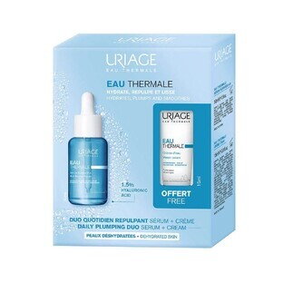 Uriage Thermal Water Coffret Duo Quotidien Repulpant Peaux Déshydratées 45ml