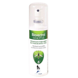Pharmavoyage Biovectrol Eucalyptus Spray repelent pentru insecte 80ml