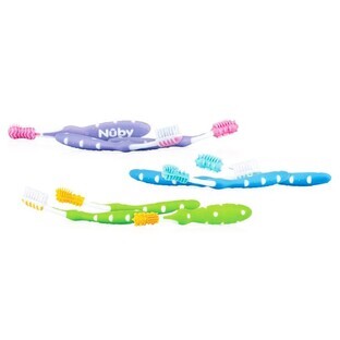 Nuby Set de 3 brosses à dents
