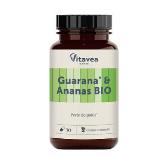Vitavea Santé Nutri'sentiels Guaraná y Piña BIO Perte de poids 30 cápsulas