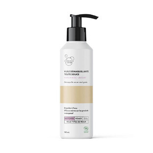 Clemence&Vivien Ulei organic de curățare pentru demachiere delicată Parfum de trandafir și crin de vale 150ml