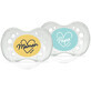 Dodie Anatomical Soothers Words of Love 18 months and Plus x2