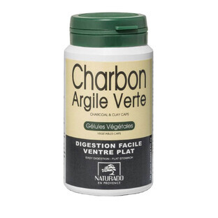 Naturado Cărbune și argilă verde 120 gels
