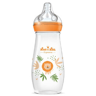Luc Et Lea Ergosense Savannah biberon din plastic de la 4 luni 330ml