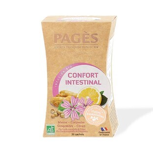 Pagès Infusion Intestinal Comfort Organic 20 Sachets