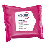 Bioderma Crealine Șervețele de curățare față și ochi 25 bucăți piele sensibilă H2O x25