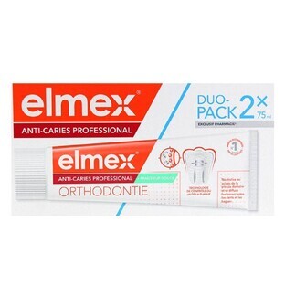 Elmex Anticaries Dentífrico Profesional Junior Menta 2x75ml