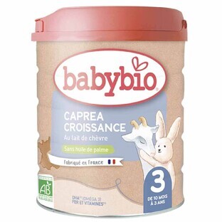 Babybio Caprea 3 Wachstum Bio-Ziegenmilchpulver von 10 Monaten bis 3 Jahren 800g