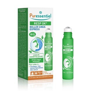Puressentiel Respiratoire Roller Sinus Express Aux 6 Huiles Essentielles Bio 6ml