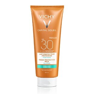 Vichy Capital Soleil Frische Feuchtigkeitsmilch Spf30 Visage et Corps 300ml