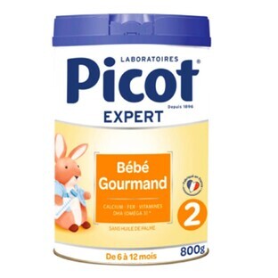 Picot Latte in polvere senza olio di palma Bebe Gourmand 2 Da 6 a 12 mesi 800g