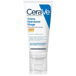 Cerave feuchtigkeitsspendende Gesichtscreme SPF50 Normale bis trockene Haut 52ml