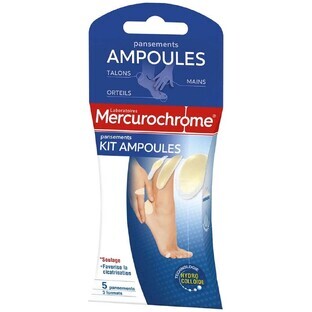 Mercurochrome Ampoule dressing kit 3 packs of 5 Dressings