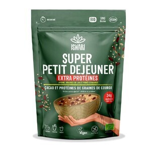 Iswari Super Breakfast Cocoa and Pumpkin Seed Protein Organic 360g
