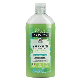 Coslys Vegetable Cleansing Base Organic Shower Gel Mint & Hemp 250ml