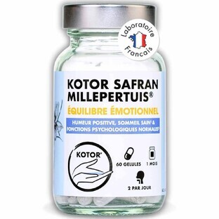 Kotor Pharma Azafrán Hierba de San Juan Equilibrio Emocional 60 cápsulas