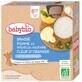 Babybio Brassé Pommes et Fleur d'Oranger Dès 6 mois 4x85g