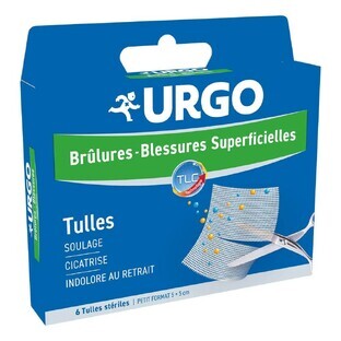 Urgo Heridas Superficiales 6 tul estéril 5x5cm
