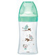 Dodie Flow 3 0 - 6 Months Green Birds 270 ml Anti-Colic Glass Bottle