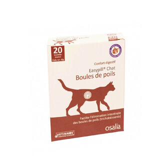 Vetinnov Easypill Hairballs Cat Osalia 20 de chiftele