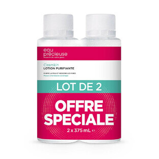 Eau Precieuse Lozione purificante detergente per pelli a tendenza acneica 2x375ml