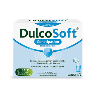 Dulcosoft Soulage la constipation en douceur Avec Macrogol 4000 10 Sachets de 10g