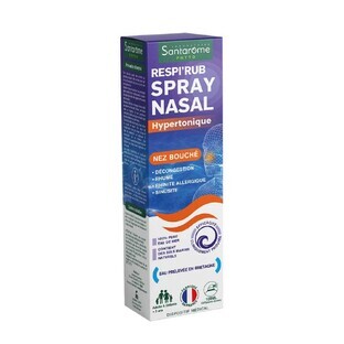 Santarome Respi'Rub Hypertonic Nasal Spray blocked nose 100ml