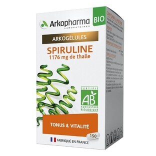Arkopharma Arkocapsule Spirulina Bio Tone and Vitality 150 capsules