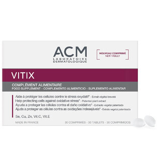 Acm Vitix Nahrungsergänzungsmittel bei oxidativem Stress 30 Tabletten