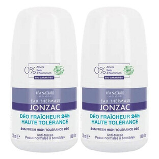 Eau thermale Jonzac Deodorant High Tolerance 24H Freshness 2x50ml