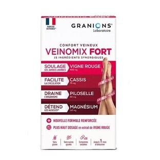 Granions Veinomix Fort Confort veineux 30 gélules
