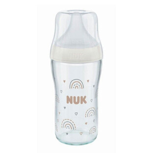 Nuk Perfect Match Biberon en Verre Dès La Naissance 230ml