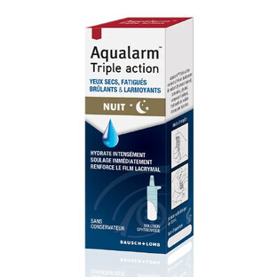 Bausch&Lomb Aqualarm Triple Action Dryness and Fatigue Night 10ml