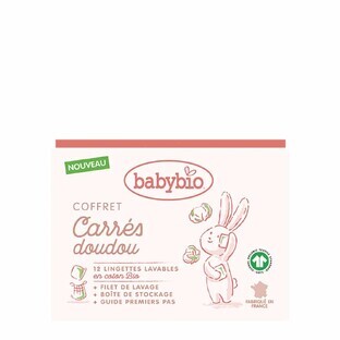 Babybio Carres Doudou Bio Set 12 Doekjes + Wasnet