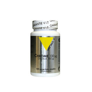 Vit'All+ Chromium 100µg 100 Tablets