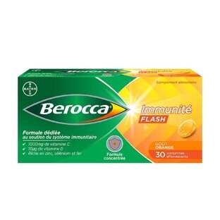 Bayer Berocca Flash Inmunidad 30 comprimidos efervescentes
