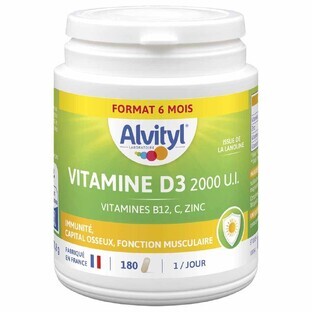 Alvityl Vitamins D3 2000 U.I 180 Tablets
