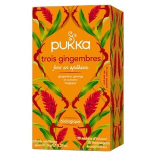 Pukka Infusion Bio 3 Gingembres 20 sachets