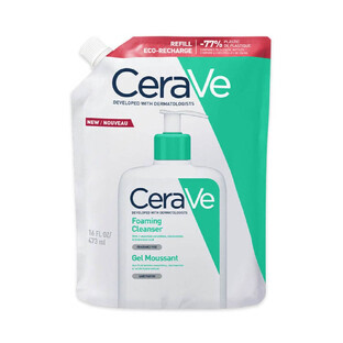 Cerave Cleanse Visage Recharge Gel Moussant Visage Et Cou Peaux Normales A Grasses 473 ml
