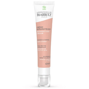 Laboratoires De Biarritz Réparateurs Crème Réparatrice Bio Peaux irritées ou réactives 40ml